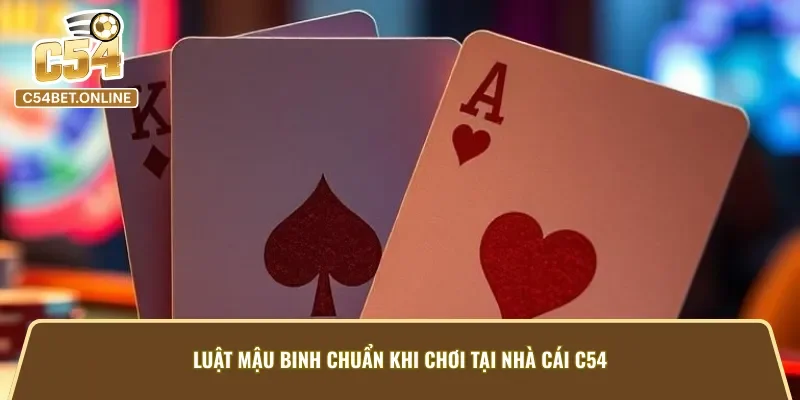 Chi tiết luật lệ áp dụng với game bài mậu binh của nhà cái
