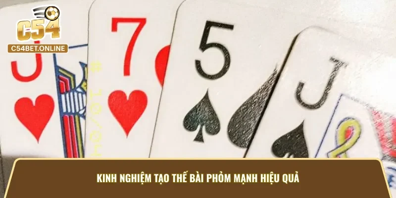 Mẹo xếp bài các lối đánh hiệu quả khi chơi bài Phỏm